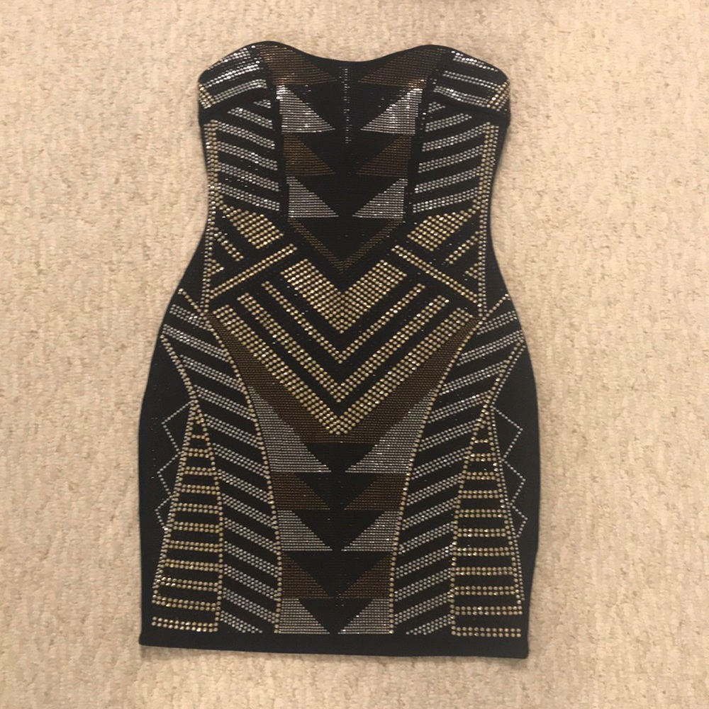 Navy sparkly dress